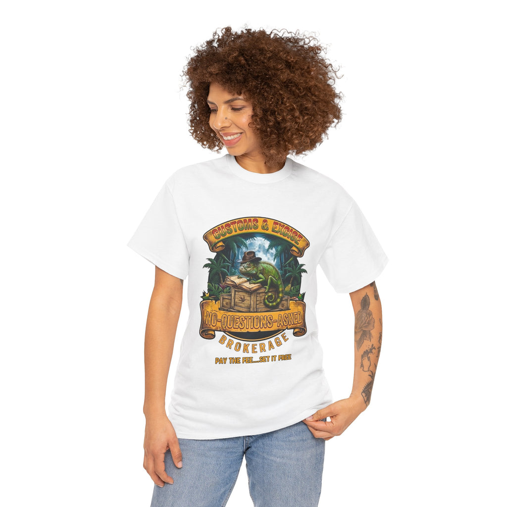 No Questions Asked Vintage Tropical Graphic Tee