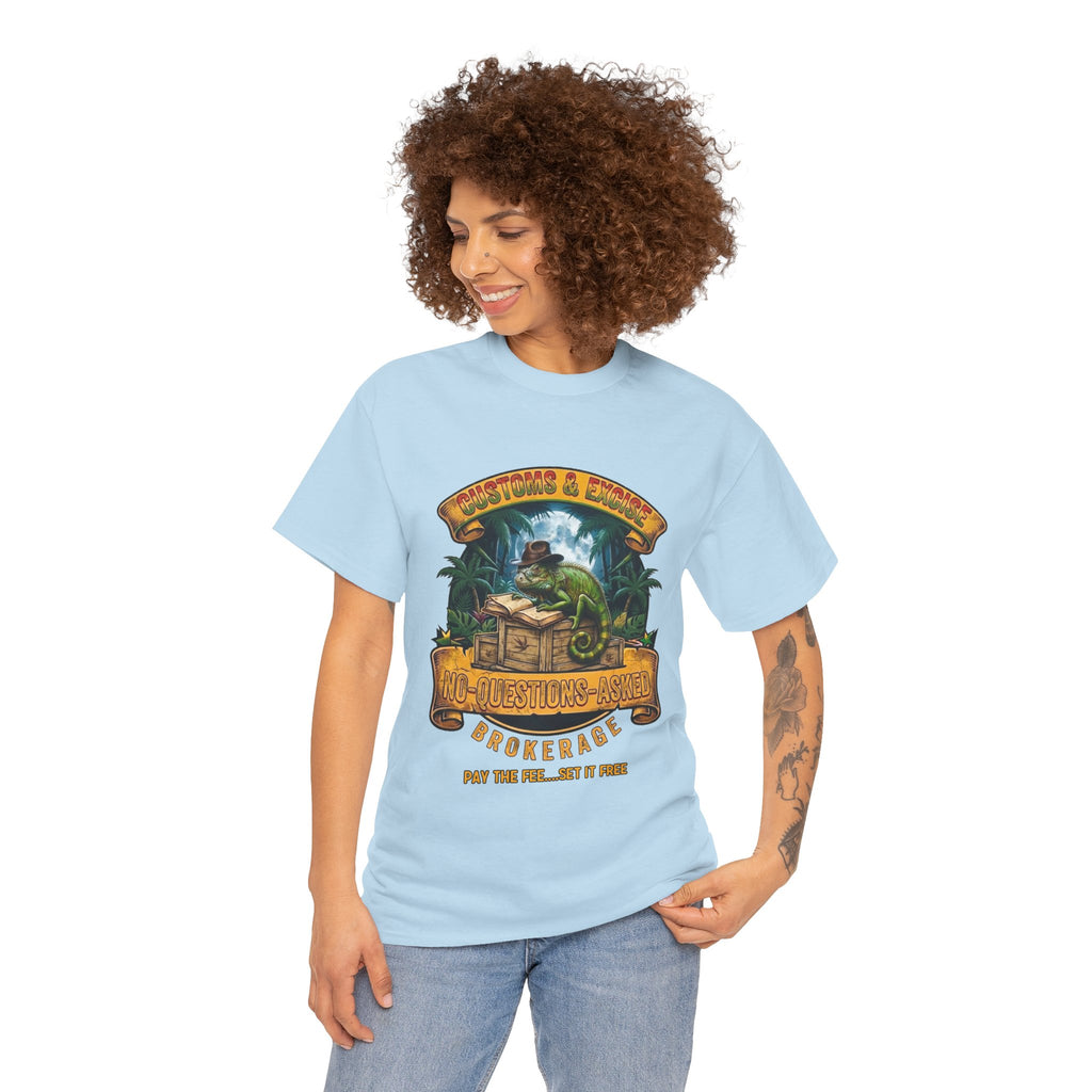 No Questions Asked Vintage Tropical Graphic Tee