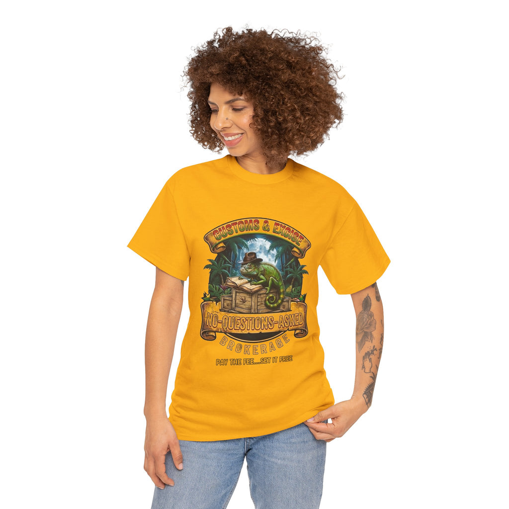 No Questions Asked Vintage Tropical Graphic Tee