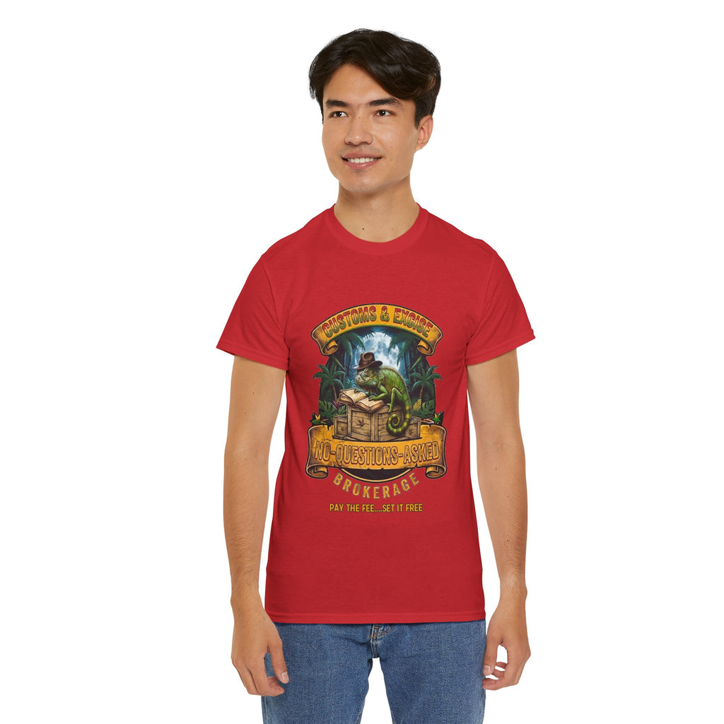 No Questions Asked Vintage Tropical Graphic Tee