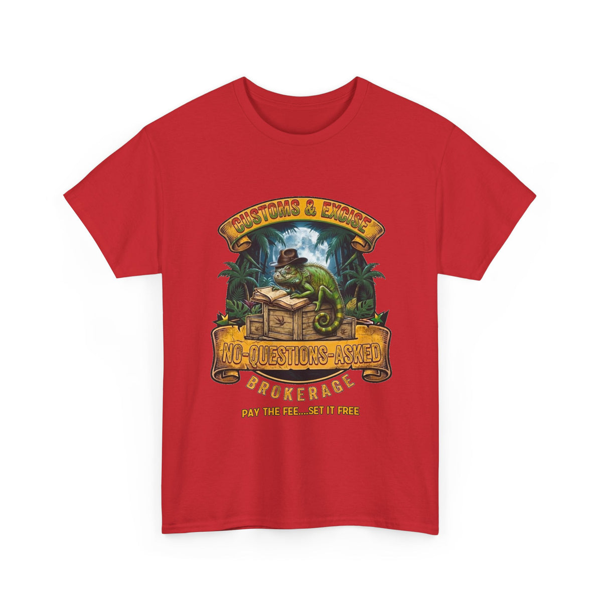 No Questions Asked Vintage Tropical Graphic Tee