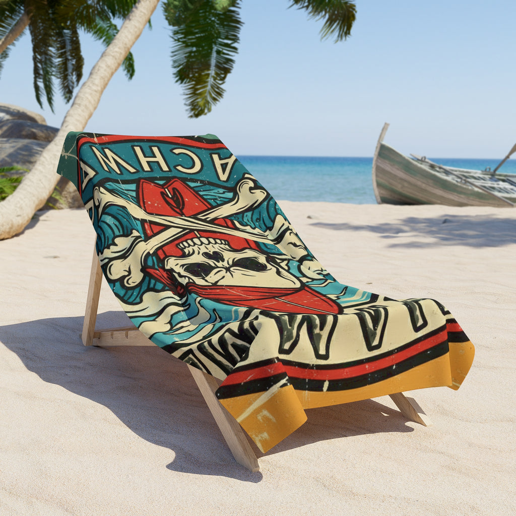 J.T. Hammer Beachwear — Skull Surf Performance Towel