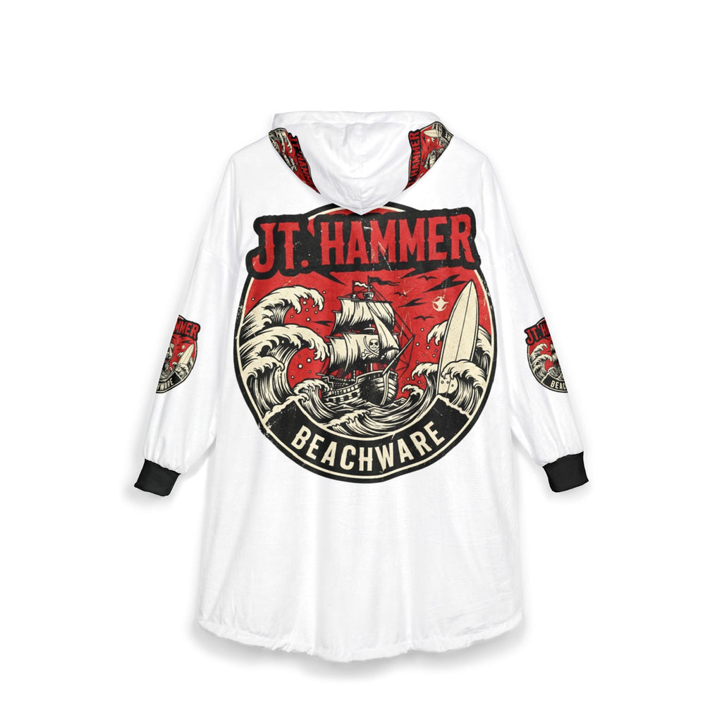 J.T. Hammer Beachware-Sailor Tattoo Oversized Snug-Hoodie