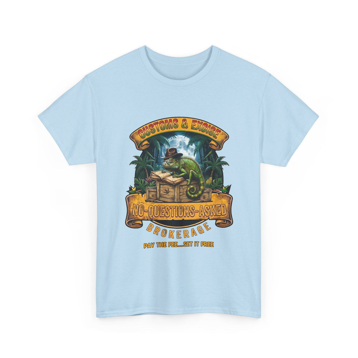 No Questions Asked Vintage Tropical Graphic Tee