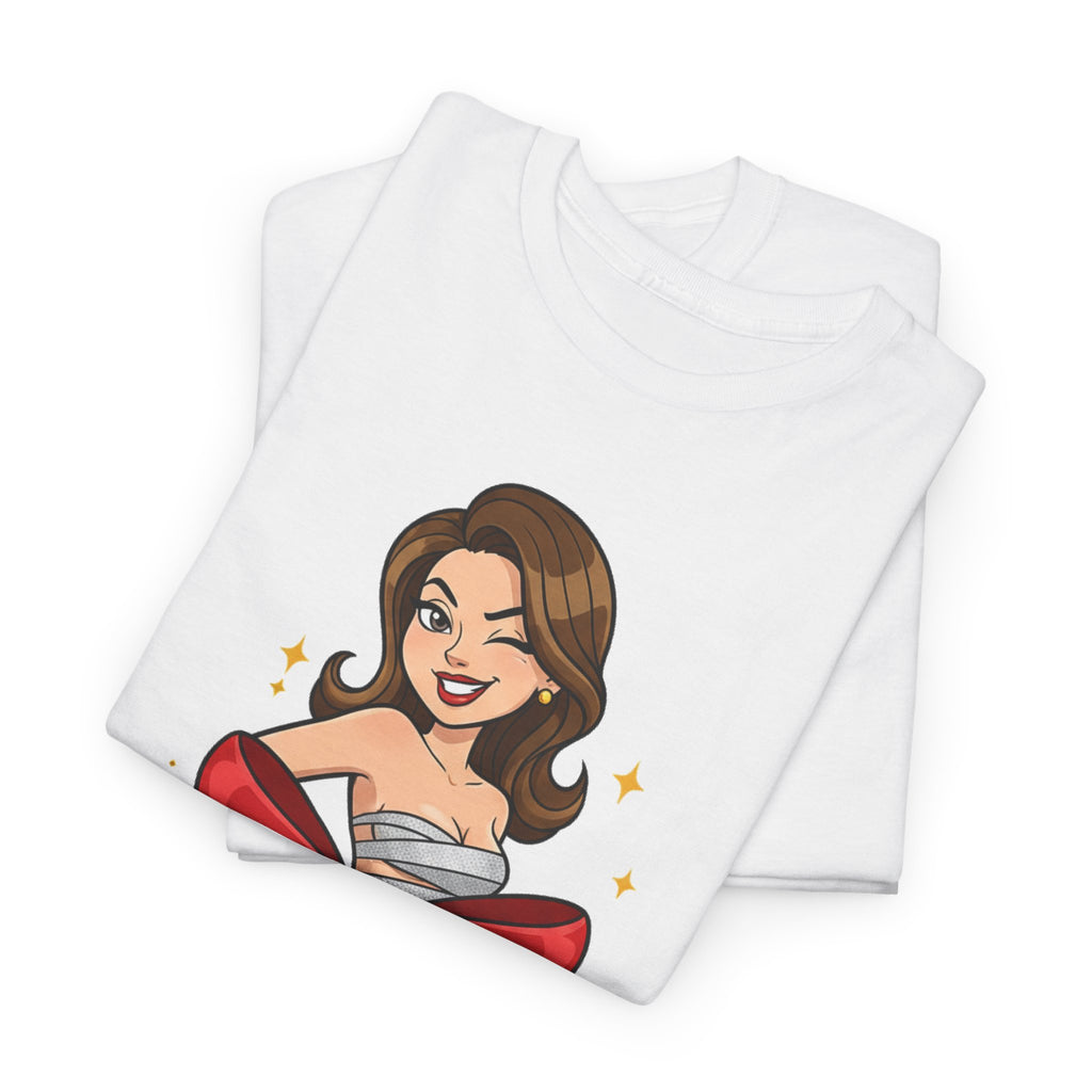 I'm The Gift Tee — Playful Pinup Christmas Graphic T-Shirt