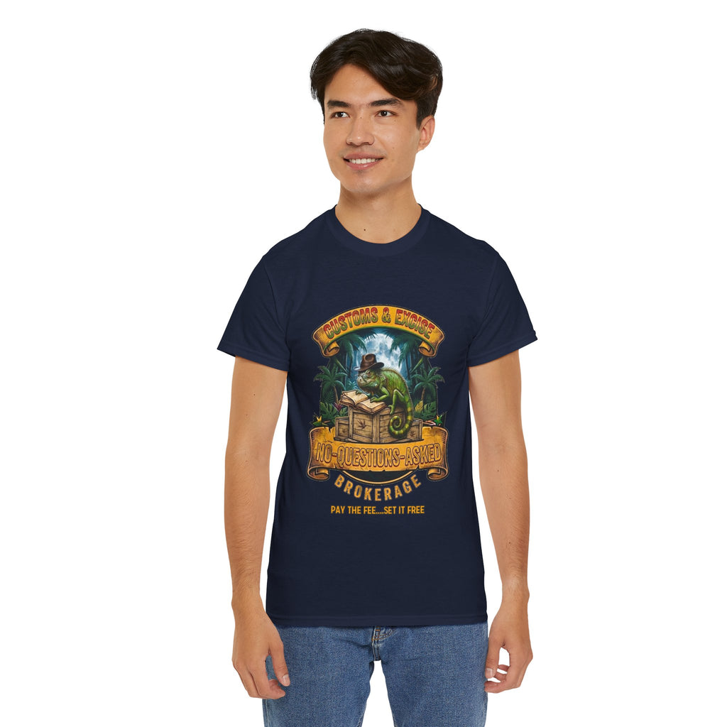 No Questions Asked Vintage Tropical Graphic Tee