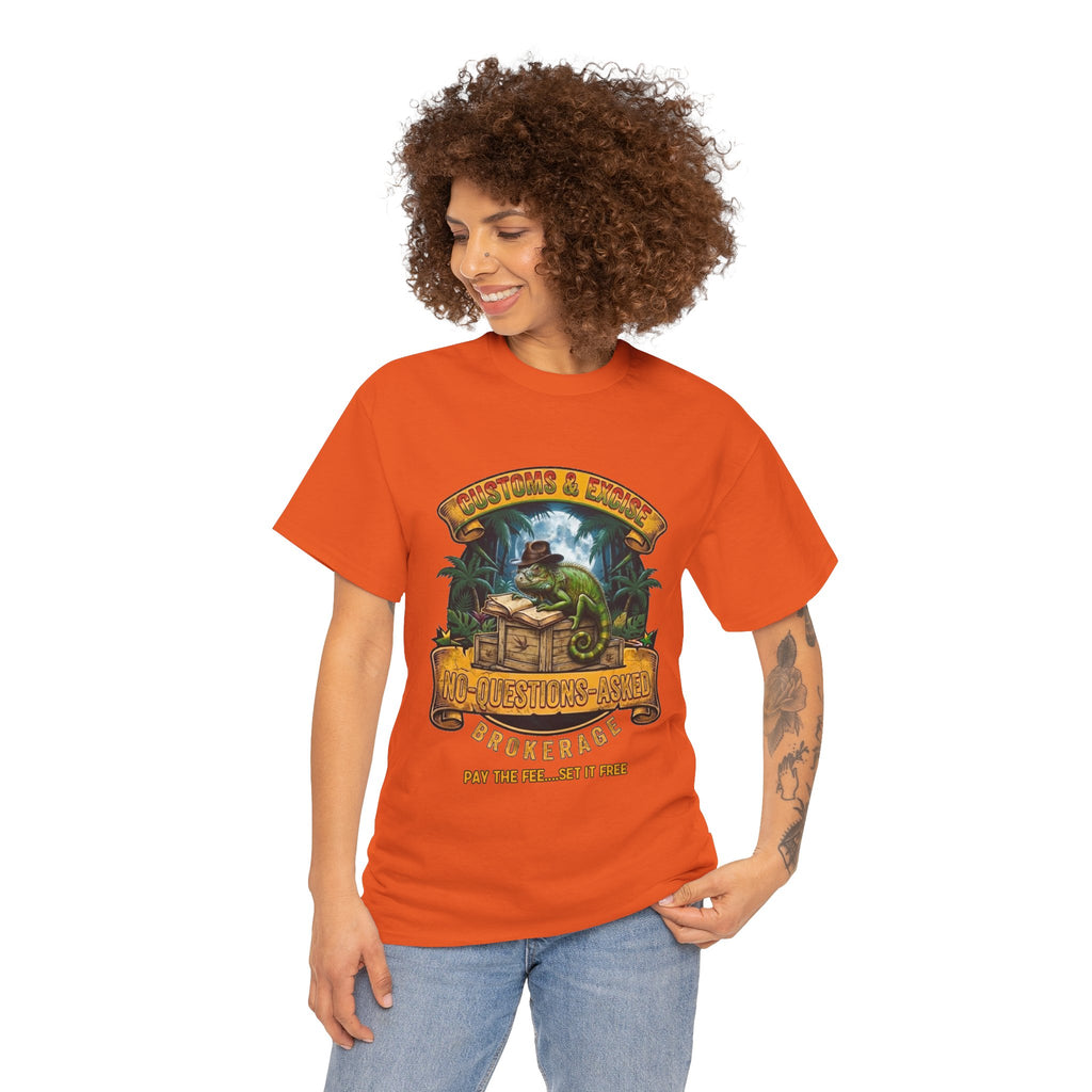 No Questions Asked Vintage Tropical Graphic Tee