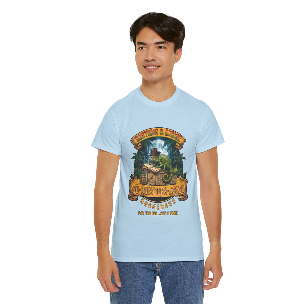 No Questions Asked Vintage Tropical Graphic Tee