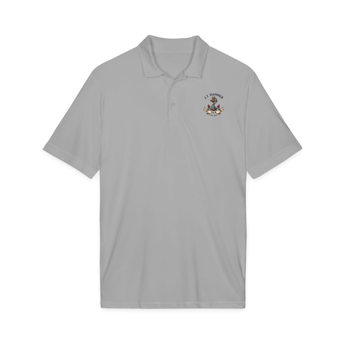 Embroidered Crew Crest Polo Shirt — J.T. Hammer Classic
