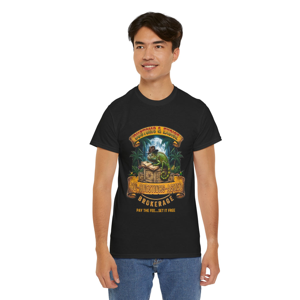 No Questions Asked Vintage Tropical Graphic Tee