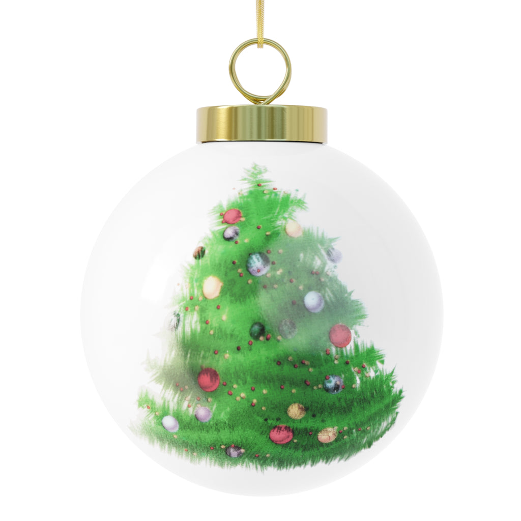 Christmas Ball Ornament – My Spirit Animal Is a Drunk Elf