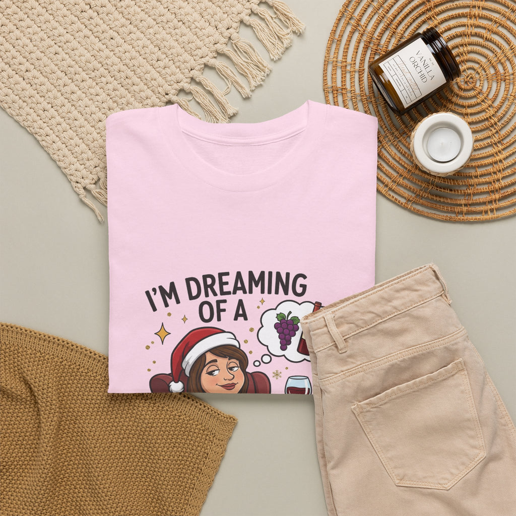 Wine Christmas T-Shirt — "I'm Dreaming of a Wine Christmas" Holiday Tee