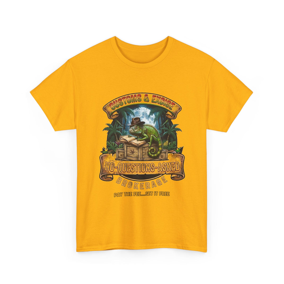 No Questions Asked Vintage Tropical Graphic Tee