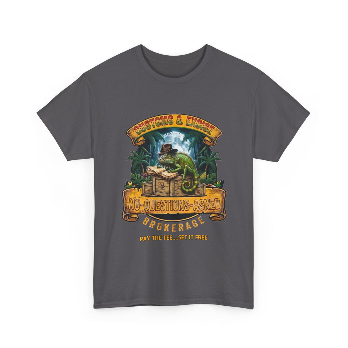 No Questions Asked Vintage Tropical Graphic Tee