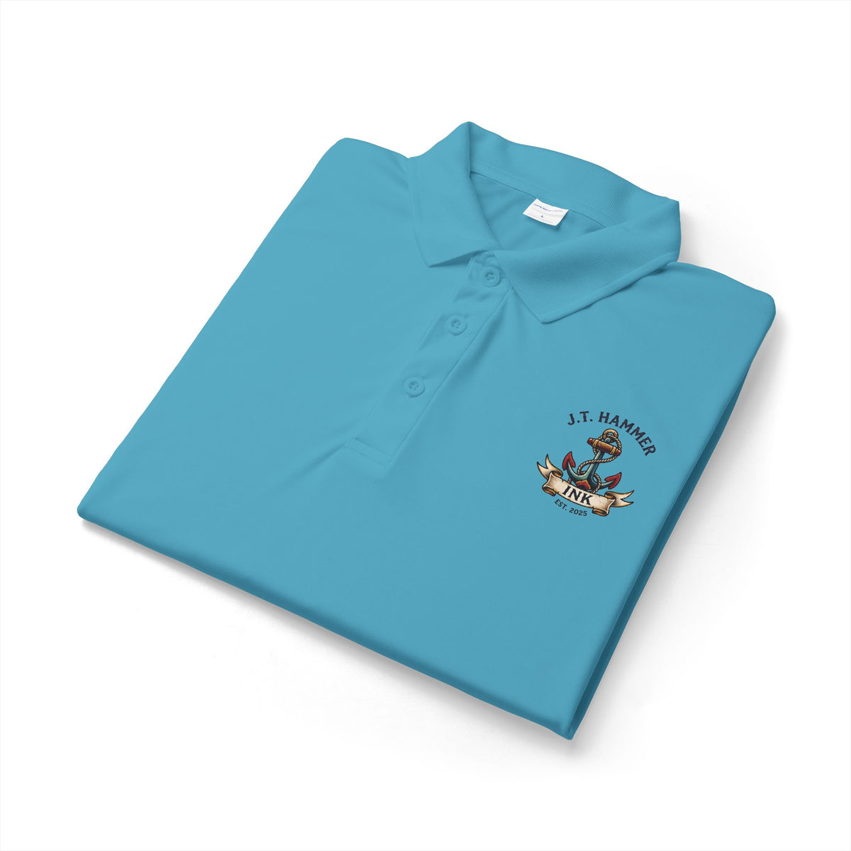 Embroidered Crew Crest Polo Shirt — J.T. Hammer Classic