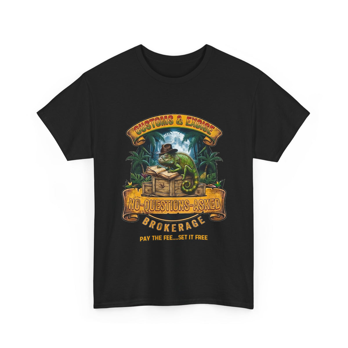 No Questions Asked Vintage Tropical Graphic Tee