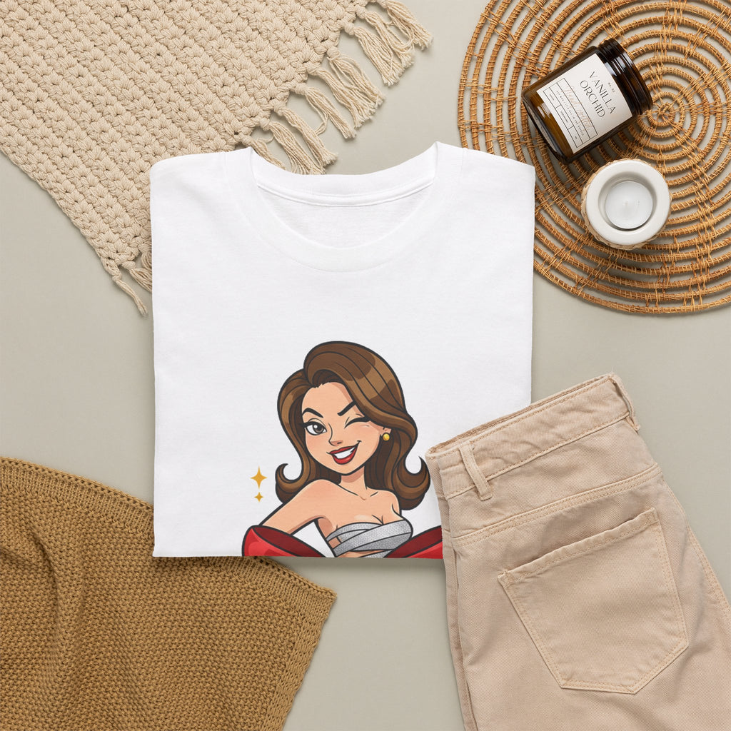 I'm The Gift Tee — Playful Pinup Christmas Graphic T-Shirt