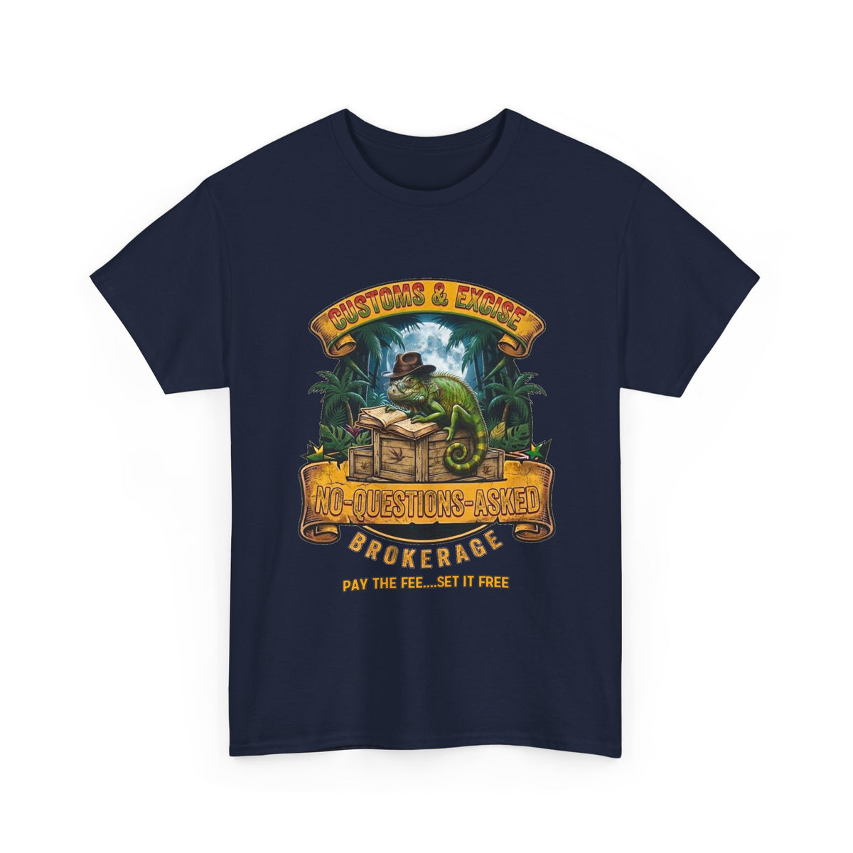 No Questions Asked Vintage Tropical Graphic Tee