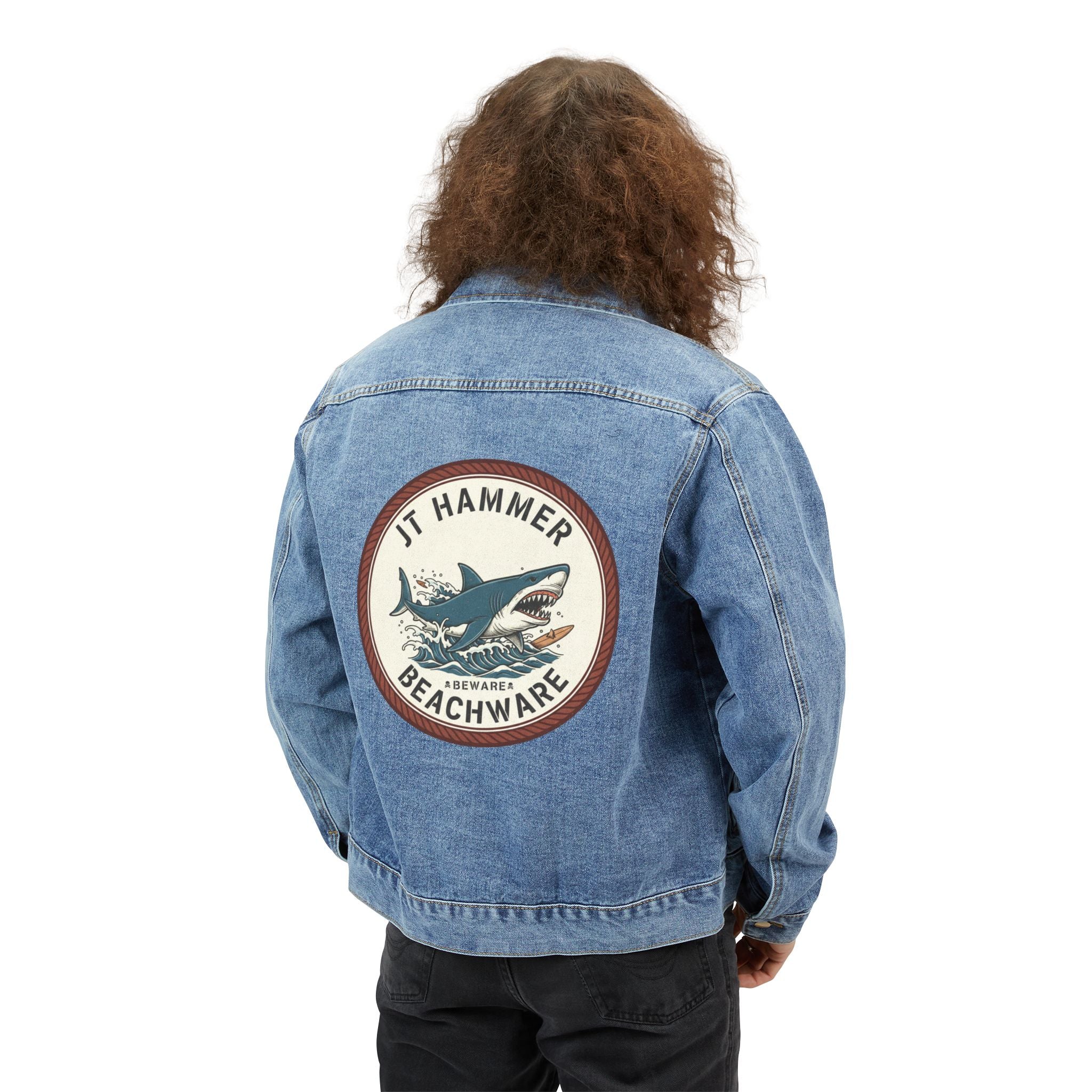 J.T. Hammer Beachwear — Great White Denim Jacket