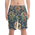 J.T. Hammer Beachwear — Skull Surf Board Shorts (Ocean Blue)