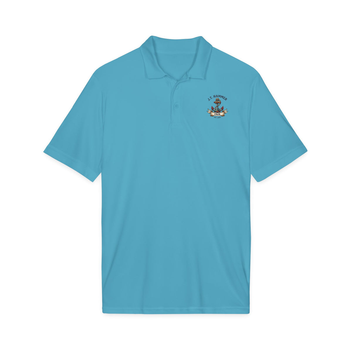 Embroidered Crew Crest Polo Shirt — J.T. Hammer Classic