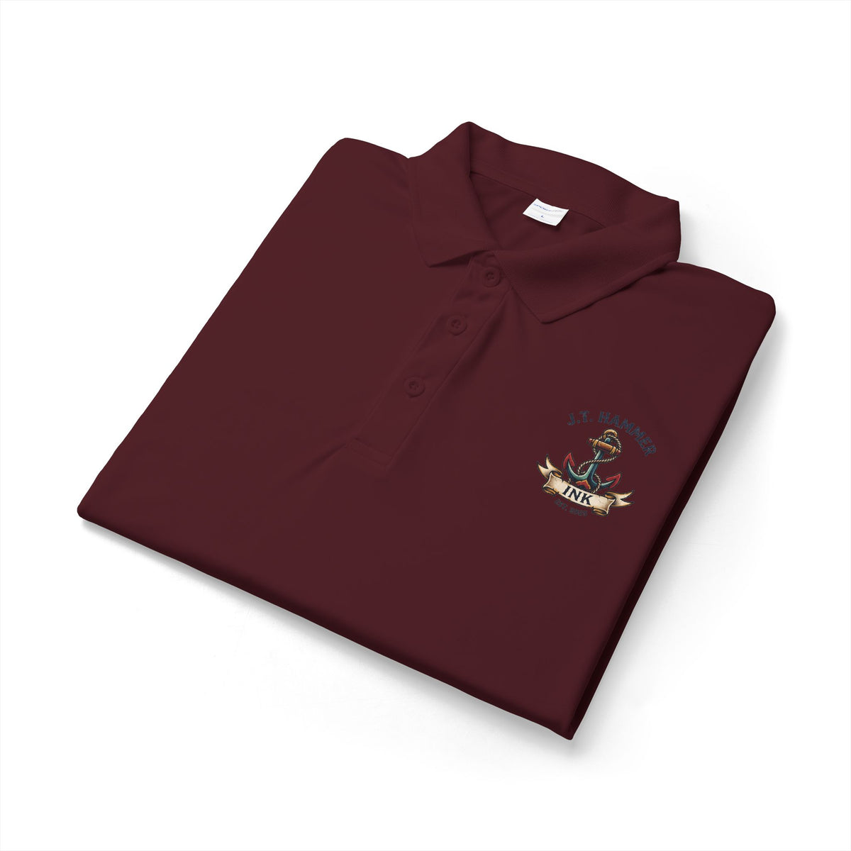Embroidered Crew Crest Polo Shirt — J.T. Hammer Classic