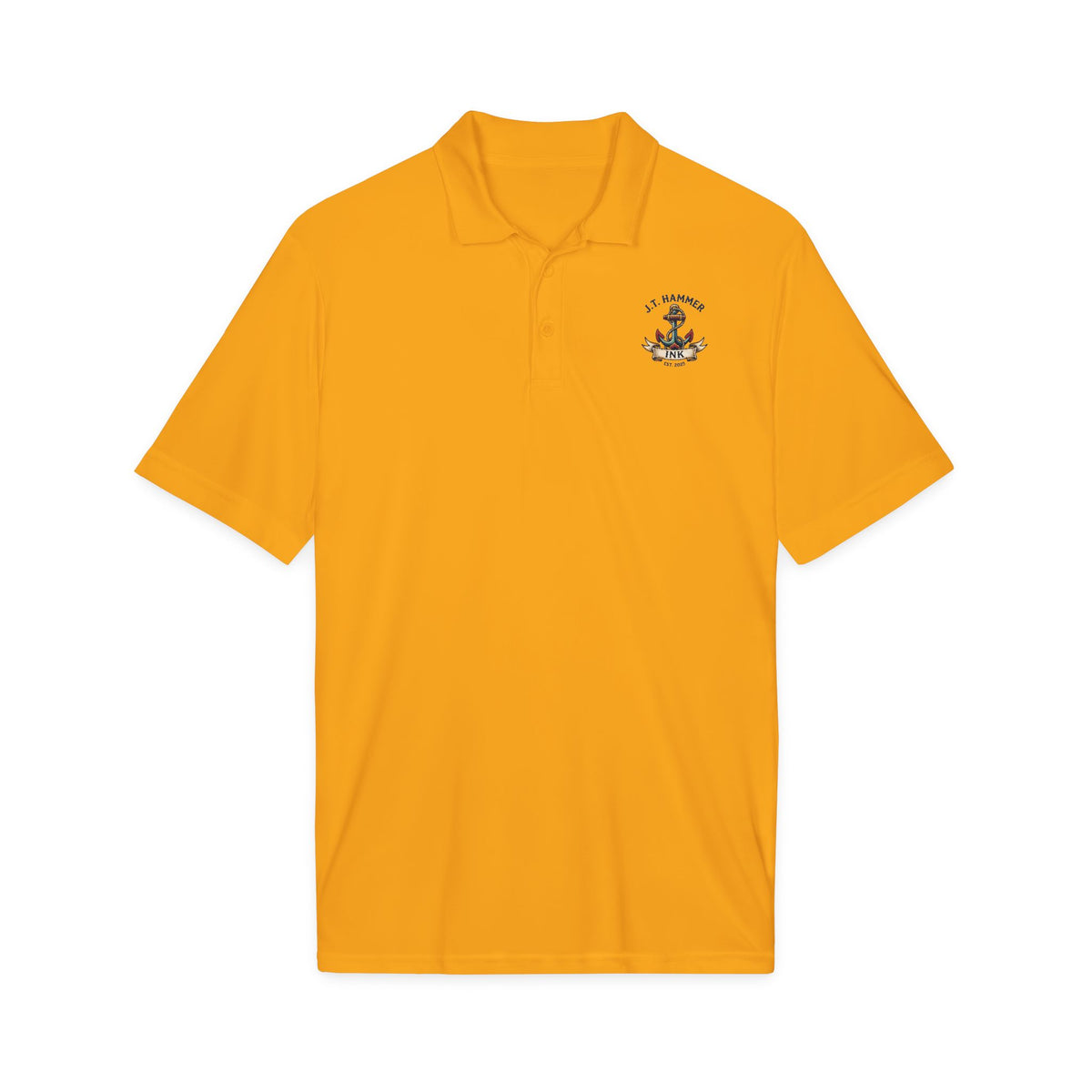 Embroidered Crew Crest Polo Shirt — J.T. Hammer Classic