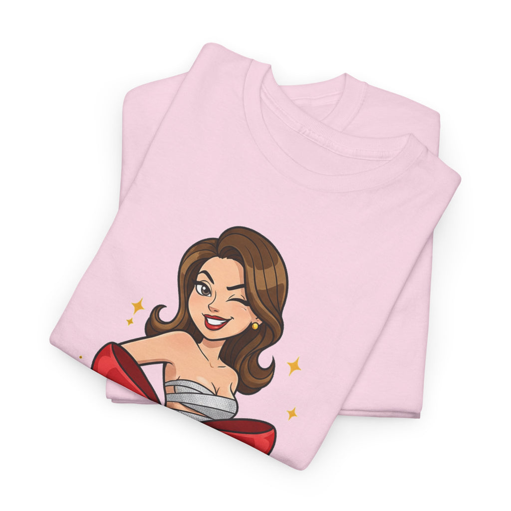 I'm The Gift Tee — Playful Pinup Christmas Graphic T-Shirt