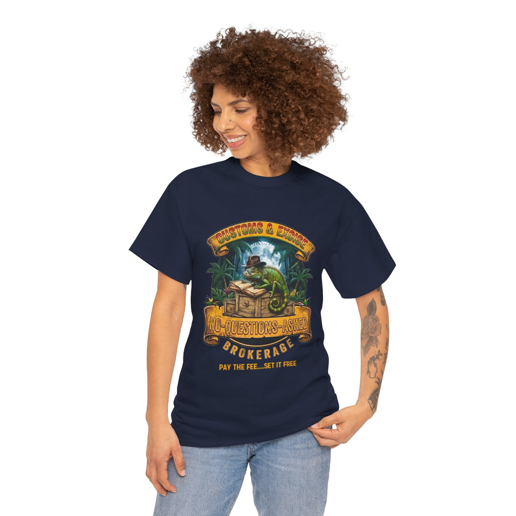 No Questions Asked Vintage Tropical Graphic Tee