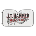 J.T. Hammer Beachware "Boardwalk" Car Sun Shade