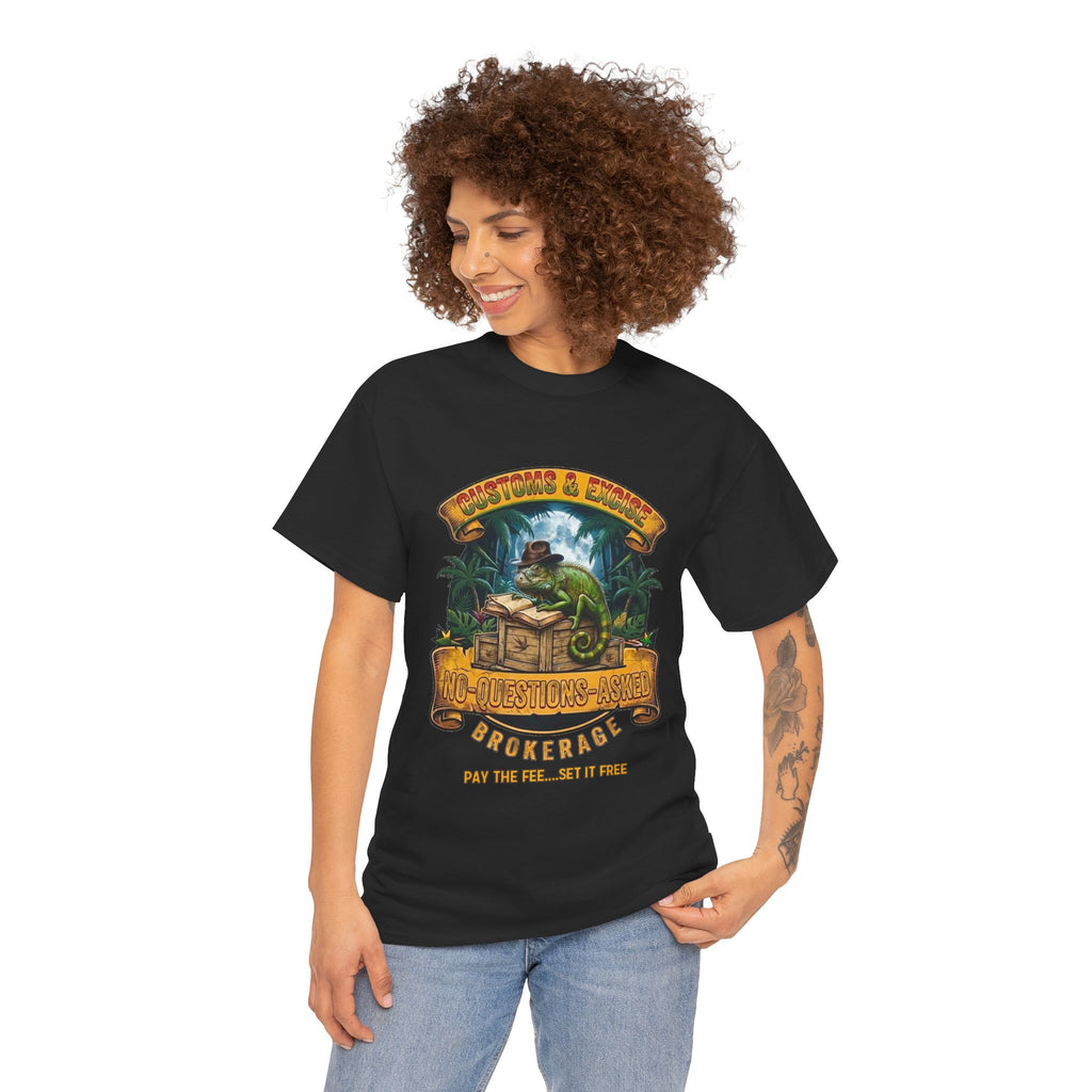 No Questions Asked Vintage Tropical Graphic Tee